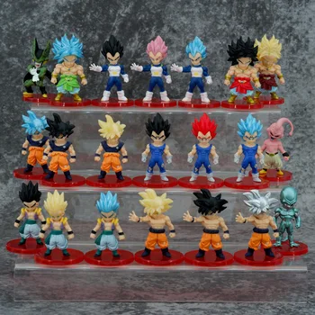 Dragon Ball Z Anime Figuras de Ação, Personagens de desenhos animados,  Vegeta, Saiyajin e Son Goku, Desktop Collection, Brinquedos infantis